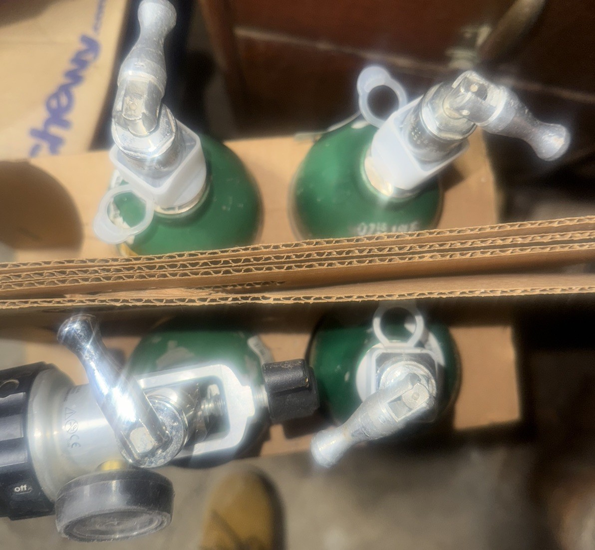 Oxygen Compressed USP UN1072 “Out of Test” Empty