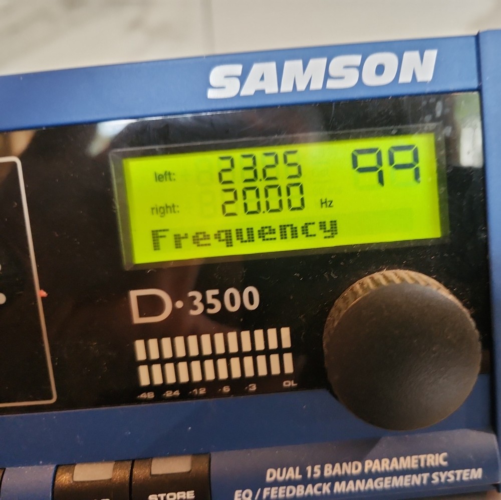 SAMSON D-3500 🌈RaRe🌈 Parametric Equalizer/feedback management system