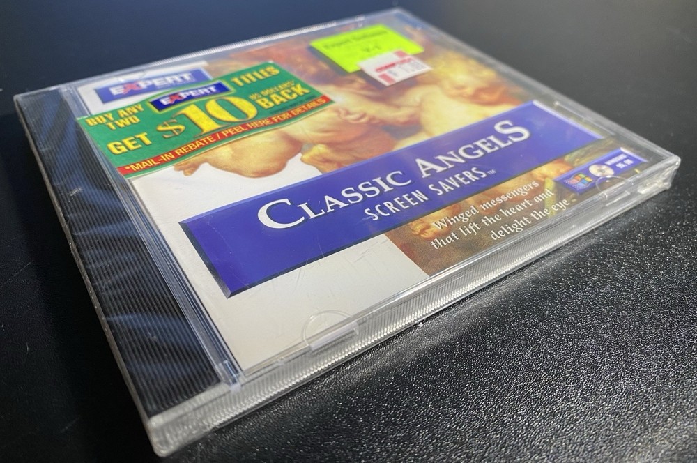 SCREEN SAVER PROGRAM CLASSIC ANGELS EXPERT SOFTWARE CDROM WINDOWS 95 98 New