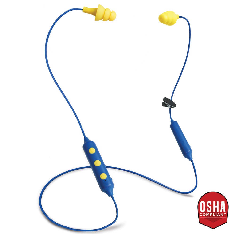 Plugfones Wireless BasicPro Bluetooth, Earplugs, Work Headphones OSHA