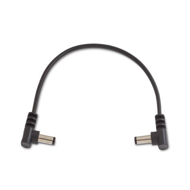 RockBoard Flat Patch Power Supply Cable 11.81" Angled/Angled 30cm