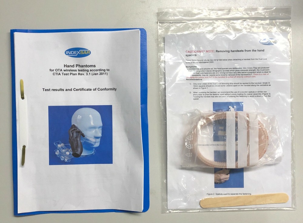 IndexSar CTIA Hand Phantom kit