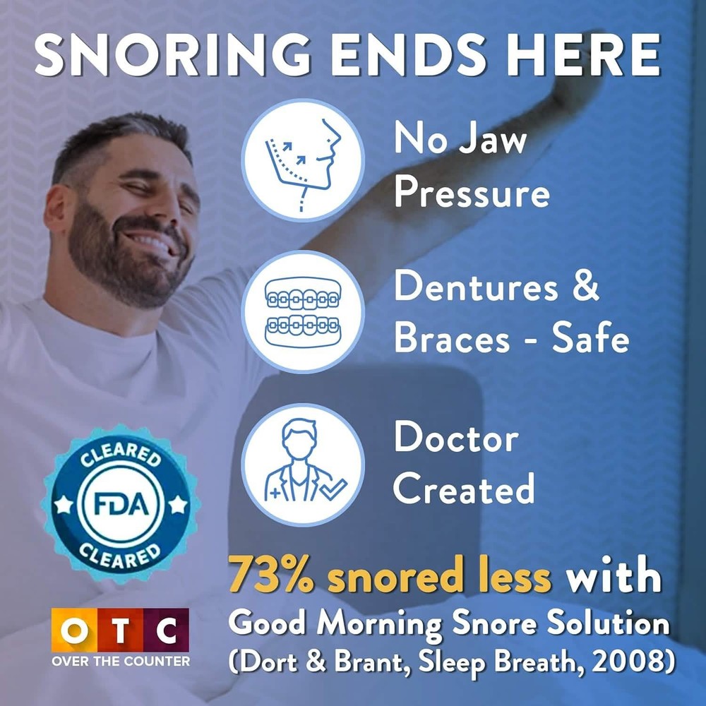 Good Morning Snore Solution® FDA Cleared Two Size Value Starter Pack