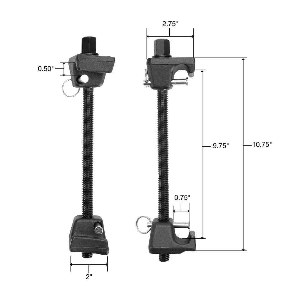Heavy Duty Coil Spring Compressor Suspension Spring Clamp With Safety Bracket