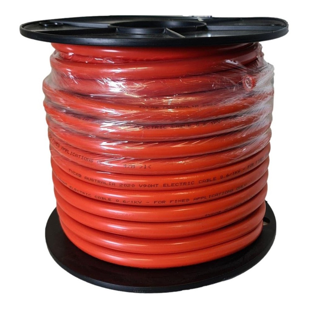 2 B&S 35mm2 Weld Flex Copper Cable 220amp Orange Single Core