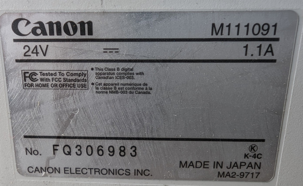 Canon image formula DR-M160