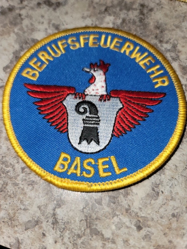 Basel Switzerland Fire Brigade Patch
