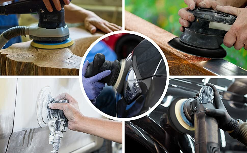 Sanding disc,Sandpaper Roll, Adhesive,PSA Sticky Back, 5" or 6", Grit 40 - 800