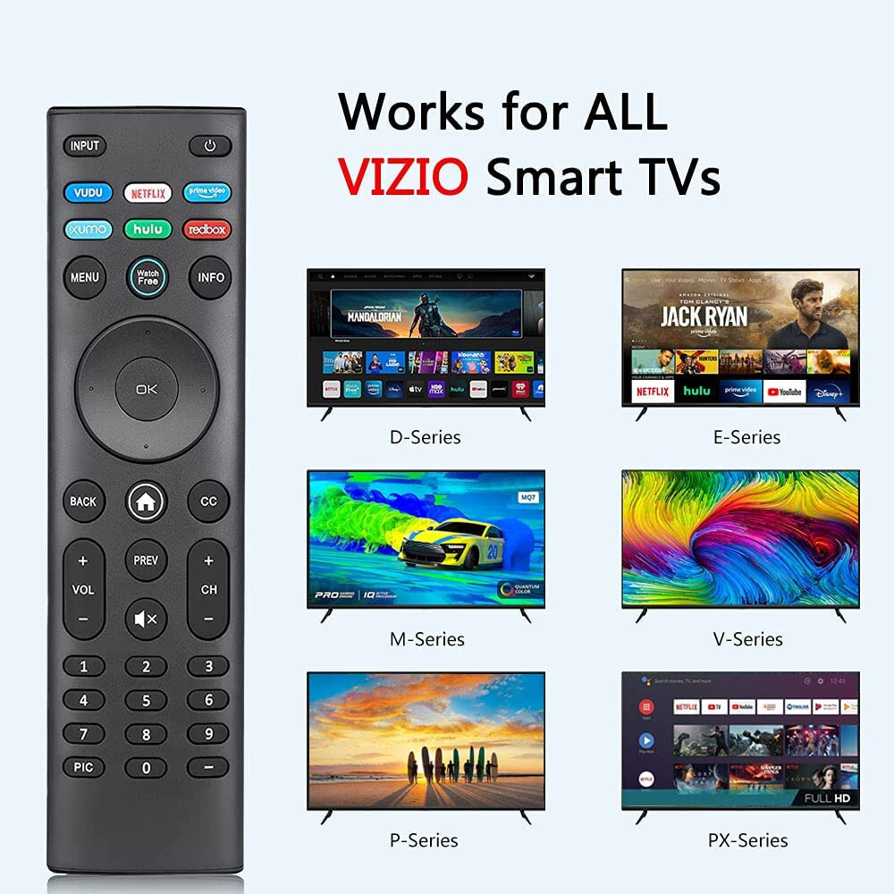 Universal Vizio Remote Control XRT140 fit for Vizio LCD LED Smart TV