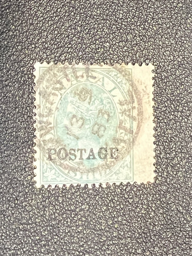 Natal stamp 50 used