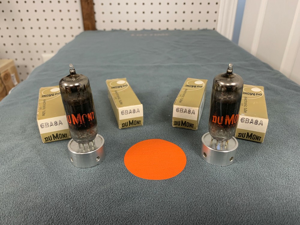 4x Dumont 6BA8A Triode Pentode Tubes - Amplitrex Tested