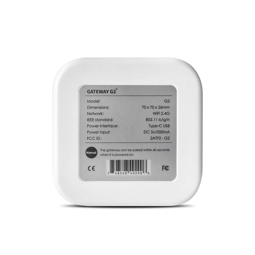 TTlock App G2 Gateway 2.4G Wi-Fi Control Smart Locks - Wireless