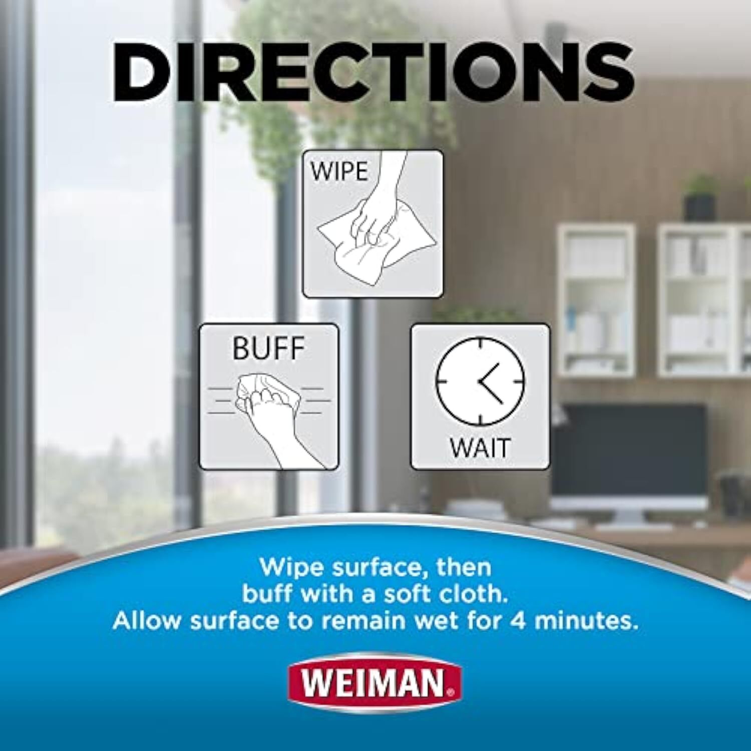 Weiman Disinfecting Electronic Cleaning Wipes For Keyboards, Tablets, E-readers,