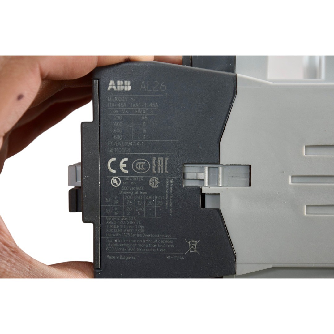 NEW ABB AL26-30-10 1SBL243001R8110 Contactor 45A 11kW 24VDC Coil NIB