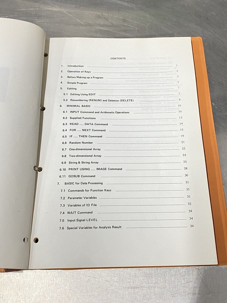 Shimadzu C-R3A Basic Programming Language - Users Guide / Instruction Manual