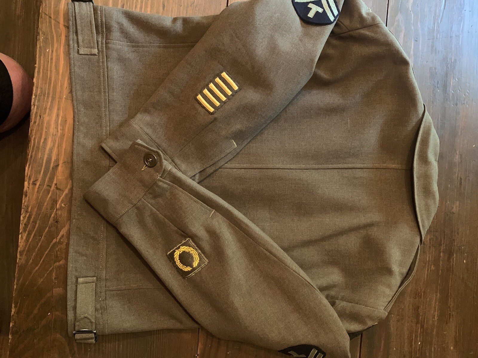 Vintage World War II Army Decorated Wool Jacket