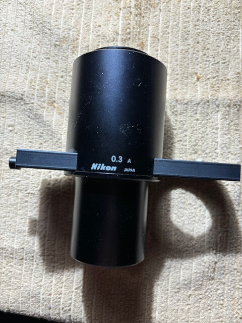 Nikon Microscope 0.3 A Phase Contrast Condensor w/ Phase Slider