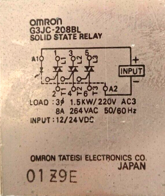 Omron G3JC 208BL Solid State Relay