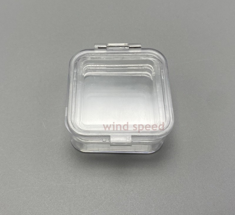 10Pcs Hinged Display Box Clear Membrane storage Boxes Denture False Teeth Case