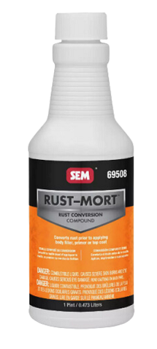 SEM 69508 Rust Mort - Rust Conversion Compound - 1 Pint
