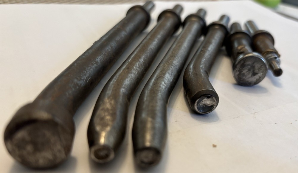 5 Offset Rivet Sets Two Flush 3 Universal & One Punch Set