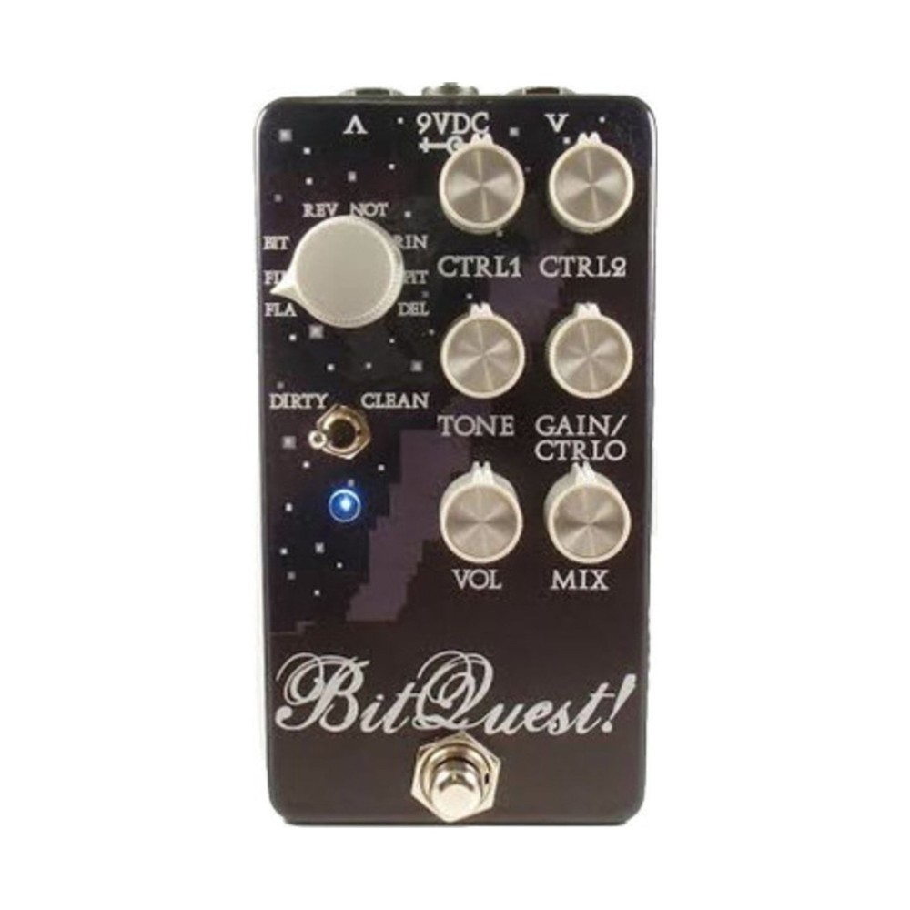 Dr. Scientist BitQuest Multi-Effect Pedal w/ 2 Patch Cables