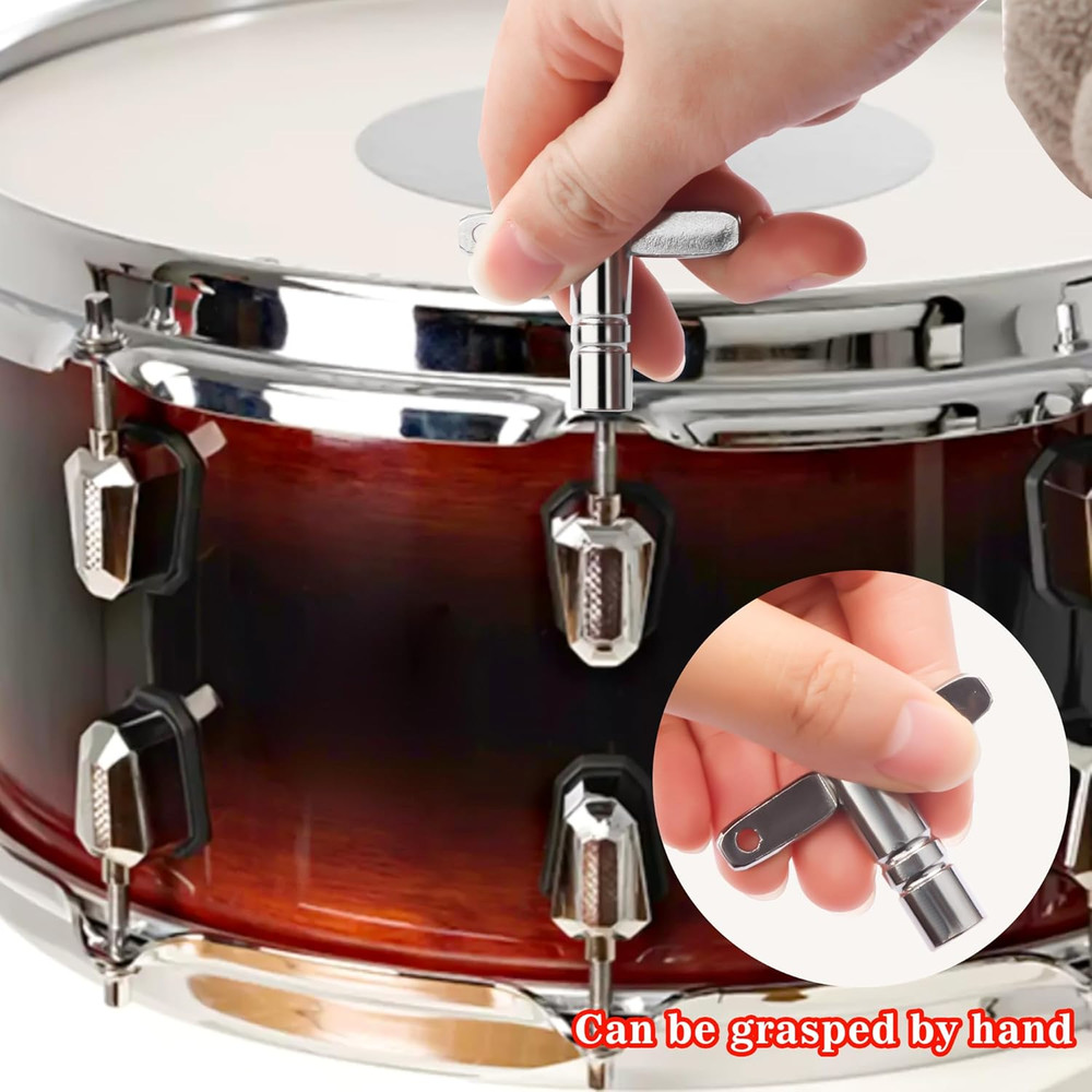Universal Drum Tuning Tool Set - 4 Pack with Speed Key and Multi-Tool Keychain