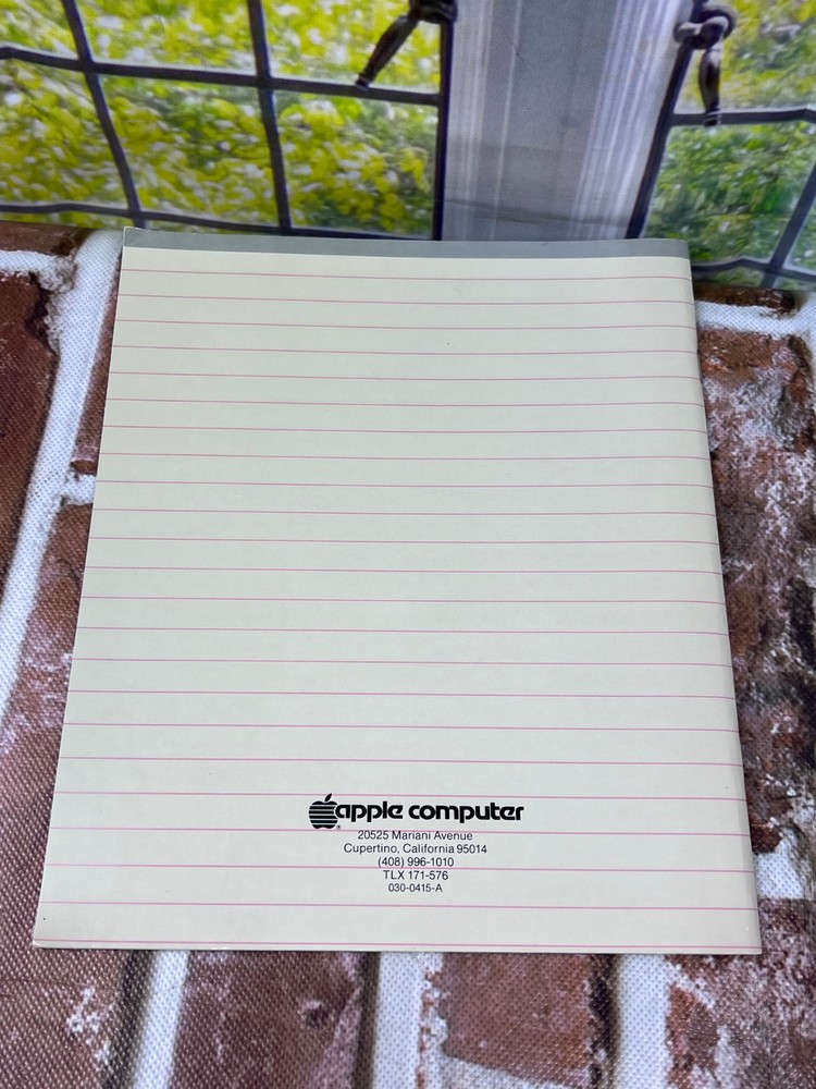 Vintage Apple II Disk II Installation manual