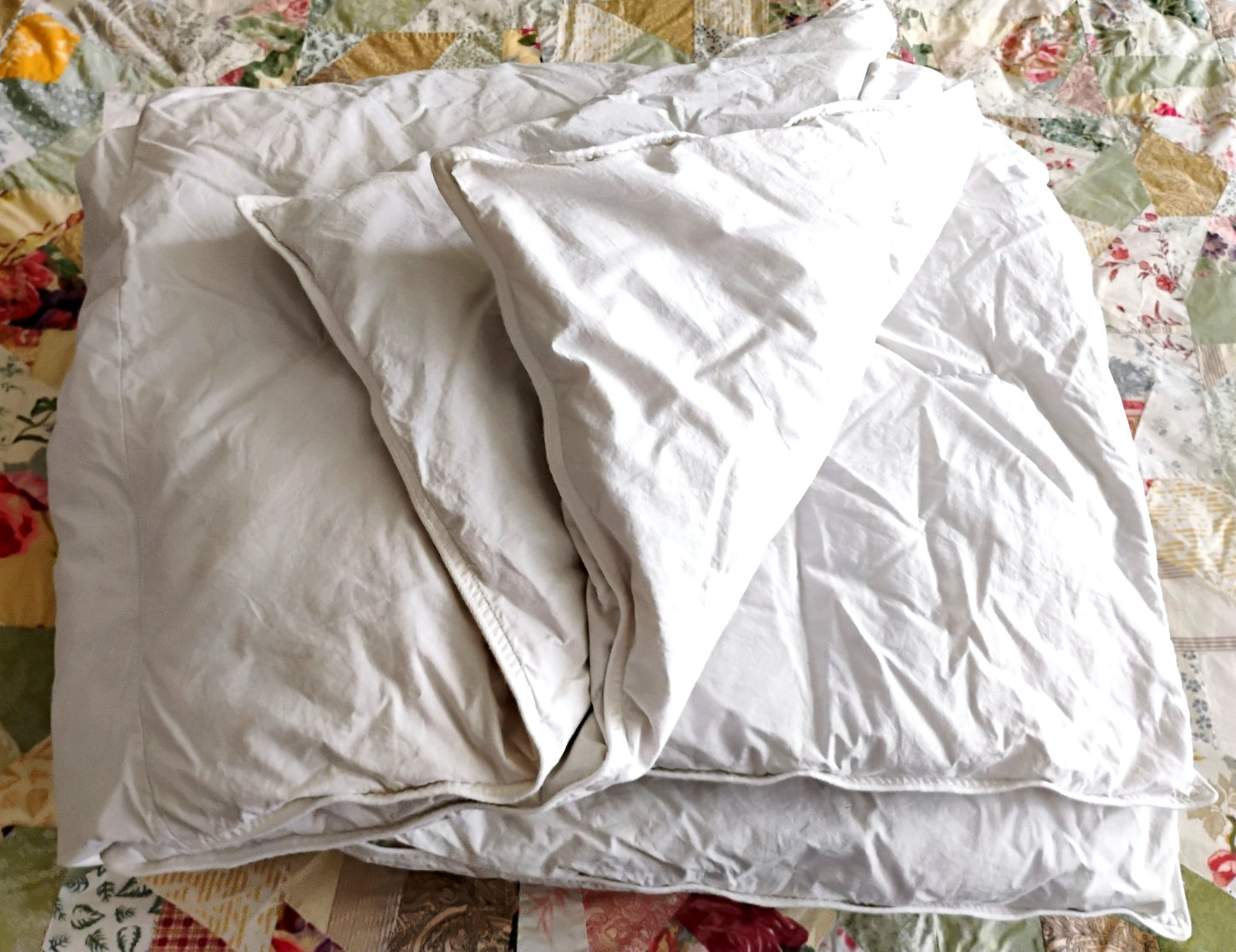 Down Duvet Insert Cotton White King size 108" x 92"