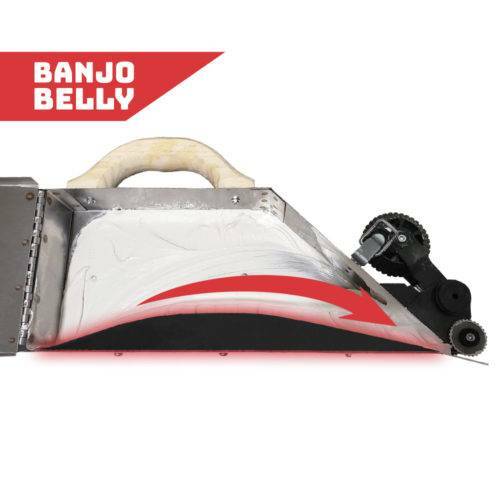 Advance Semi-Automatic Even Flow Taping Banjo with Corner Wheel
