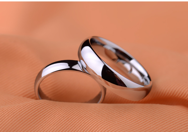 Tungsten Carbide Silver Color Wedding Band Mens Womens Engagement Bridal Ring
