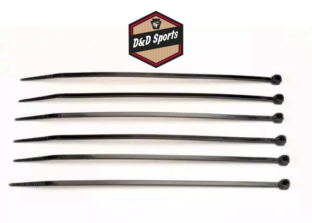 Traxxas 3155 - Cable ties, medium black (6)