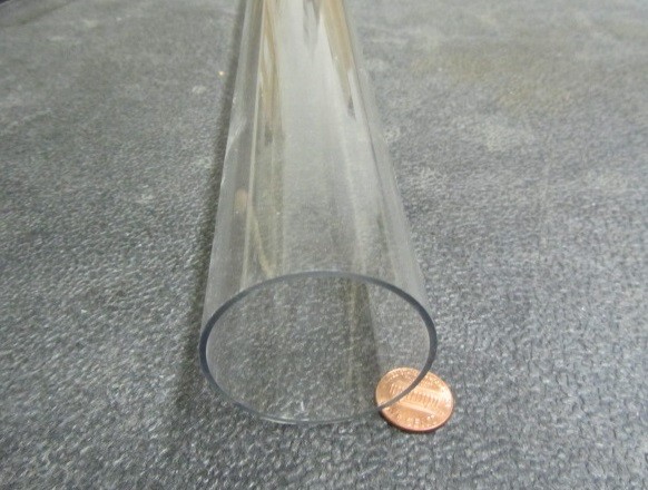 Polycarbonate Clear Round Tube / Tubing 2.00" x 1.75" (2.0" x 1 3/4")-946