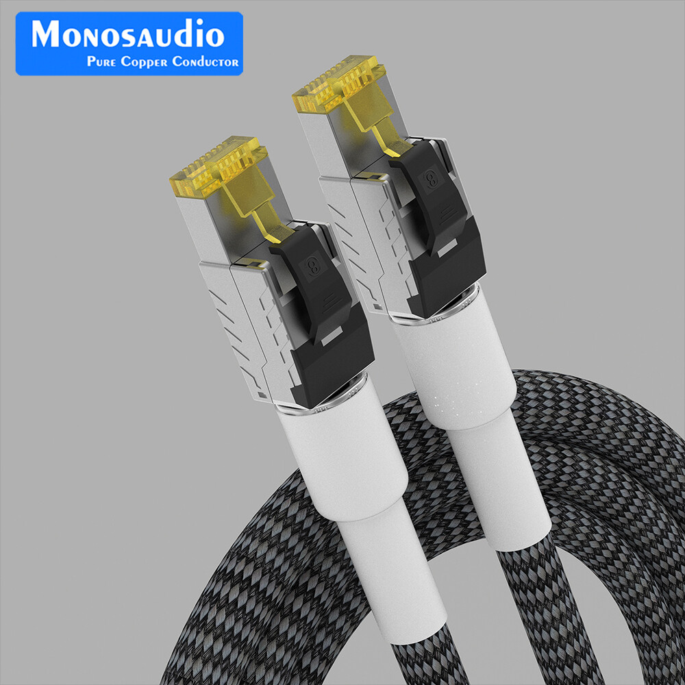 OFC Copper Ethernet Cable Cat8 Speed Lan Cable CAT8 RJ45 Network Patch Cable