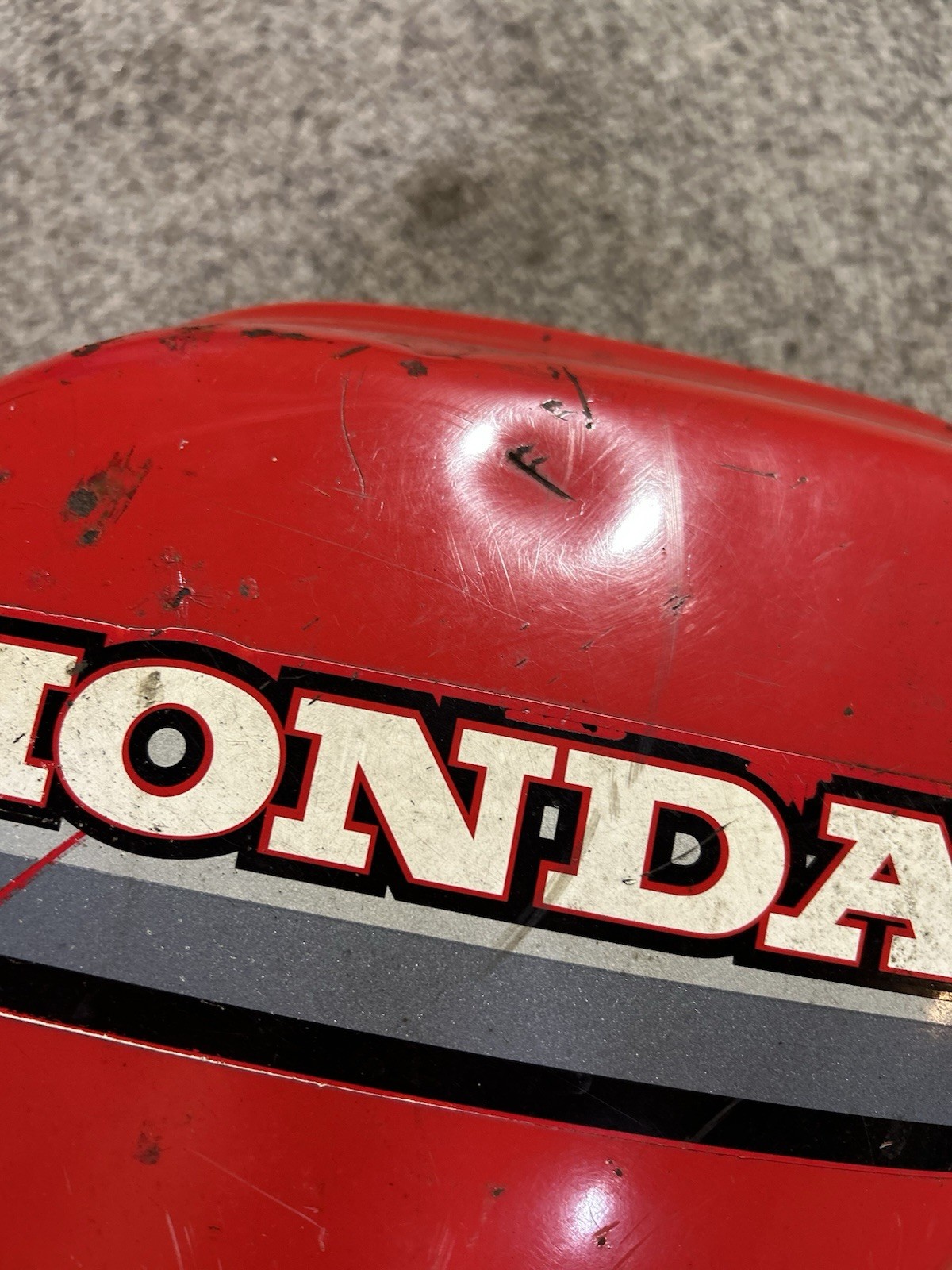 Honda Atc Big Red Oem Gas Fuel Tank 250es 1985 1986 86 85 87 250 Es Clean Inside