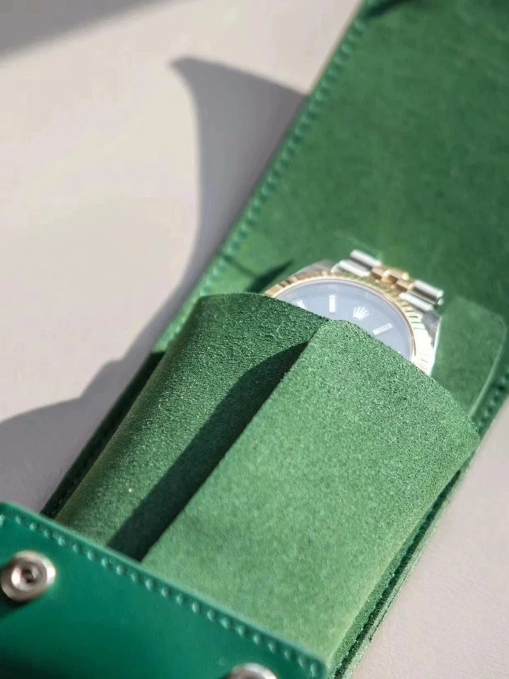 Rolex Leather Travel Pouch