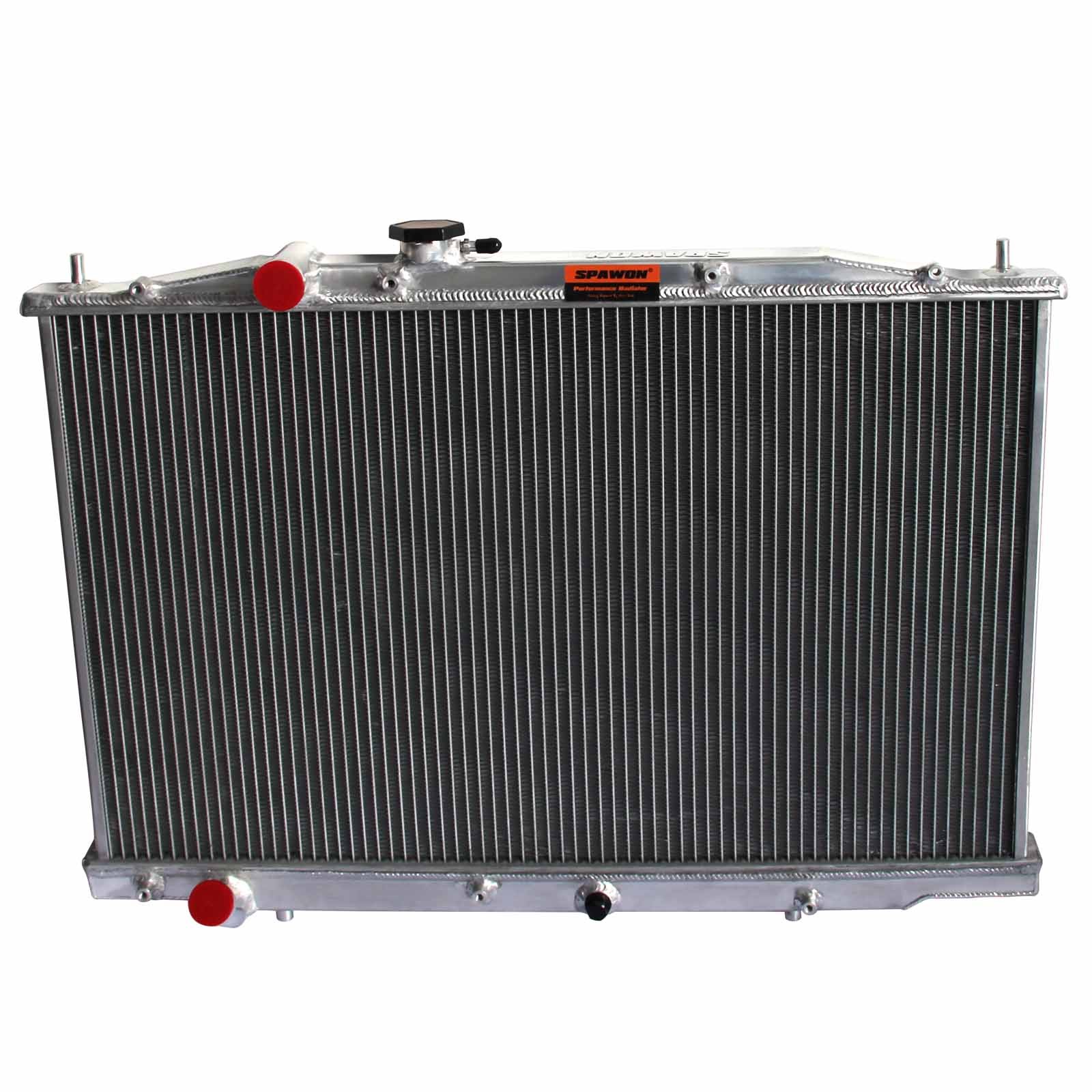 Full Aluminum SPAWON 2 Row Radiator Fit Acura TL 2004 2005 2006 3.2L V6 MT 2773