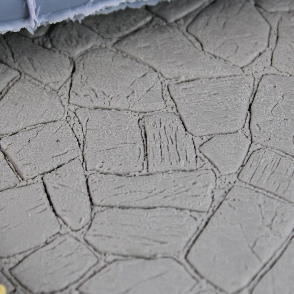 Flagstones Clay Texture Roller (4") - Seamless Set #02 - Embossing Pattern Ro...