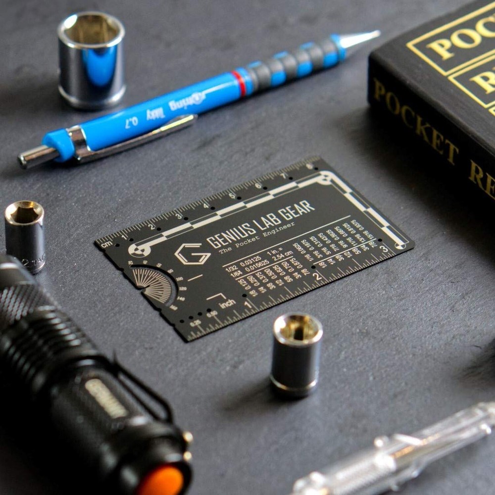 The Pocket Engineer - Wallet Engineering Ruler Scale and Unit Conversion Refe...