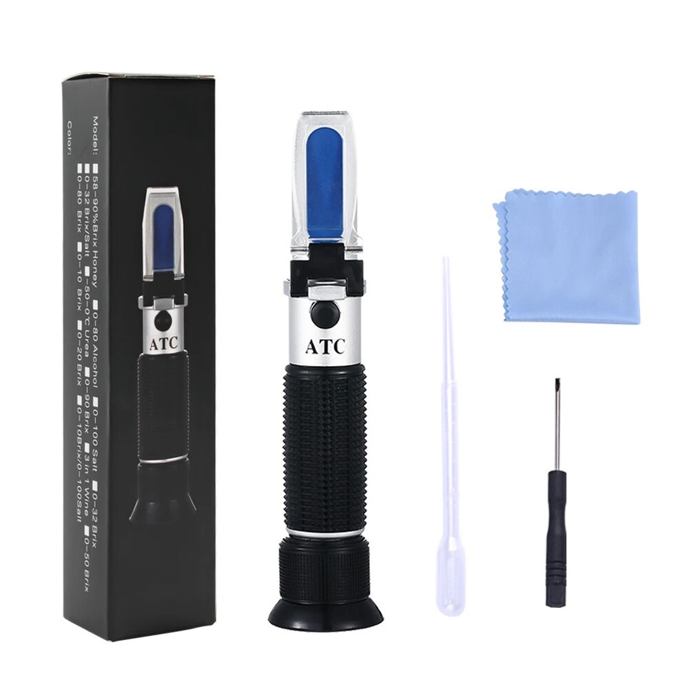 Urine Refractometer Pet Protein Hemoglobin Specific Gravity Meter Tools ATC New