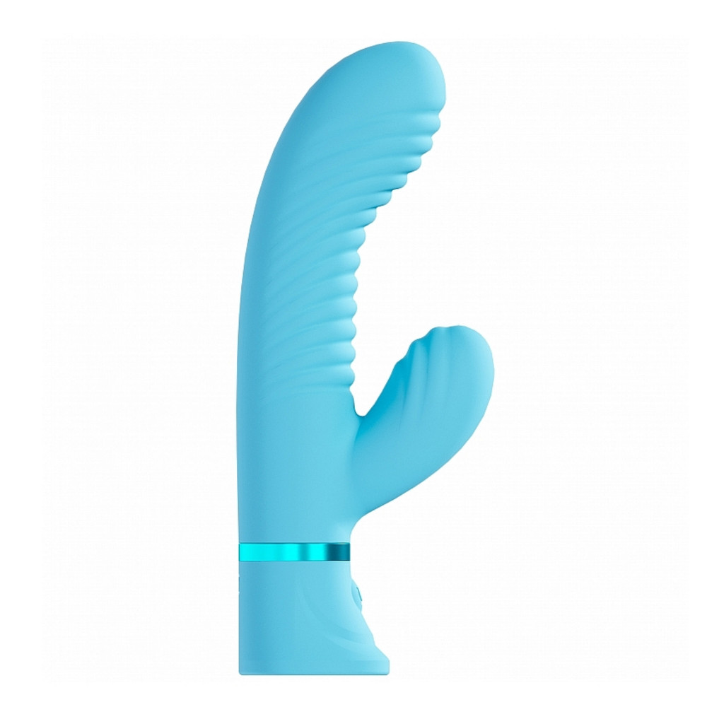 Multi-Function Ribbed Rabbit Vibrator G-spot Clitoris Silicone Stimulator