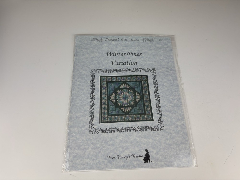 From Nancy’s Needle Winter Pines Variation Needlepoint Pattern 1S