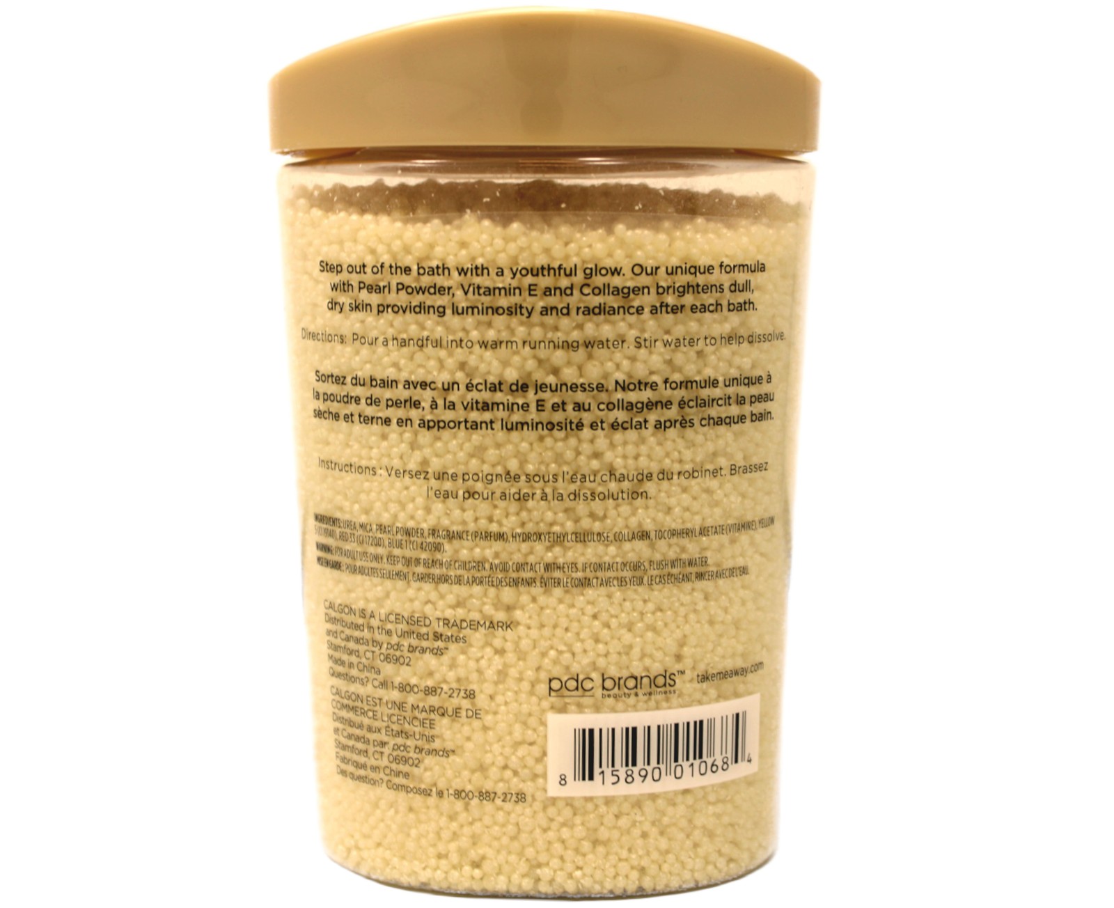 Calgon Ageless Renewing Bath Pearl Vitamin E Collagen & Pearl Powder 16oz 6 Pack