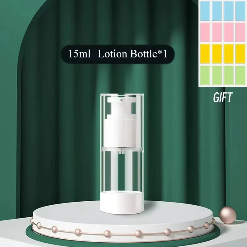 15/30/50Ml Cosmetics Empty Airless Pump Jar Refillable Acrylic Cream Vacuum Bott