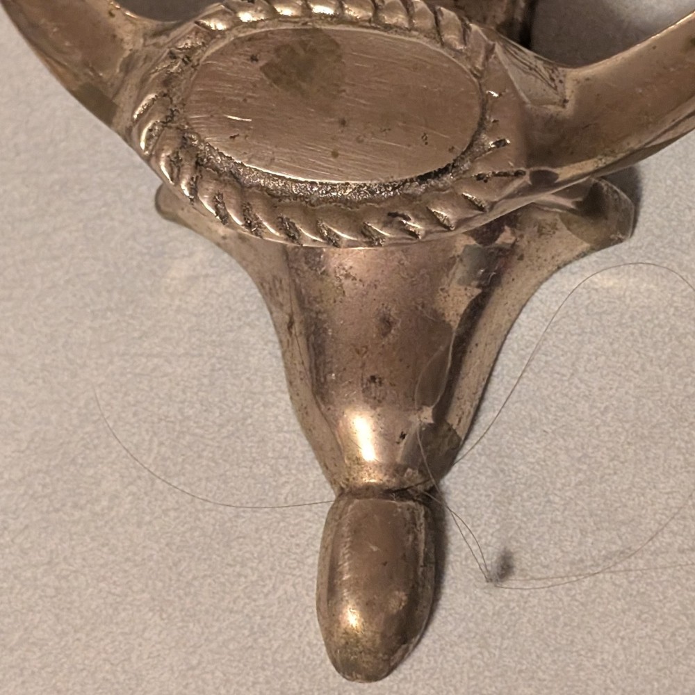 Vintage Door Knocker 7.25” x 4" Solid Brass