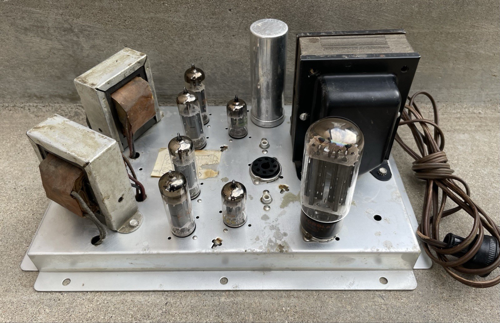 Beautiful 1959 Motorola HS-696C Stereo Tube Power Amp 12AX7 EL84 5U4