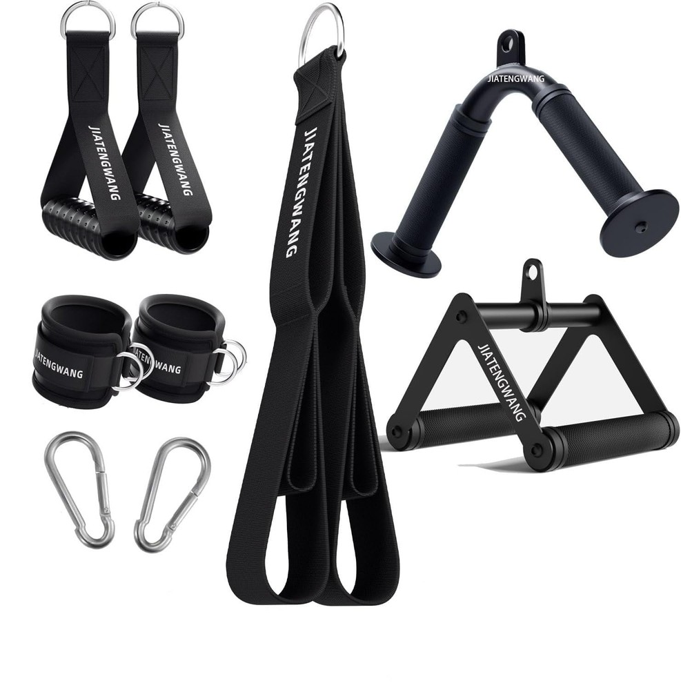 Gym Home Cable Machine Attachments Triceps Pull Down Accessories Cable Row V-Bar