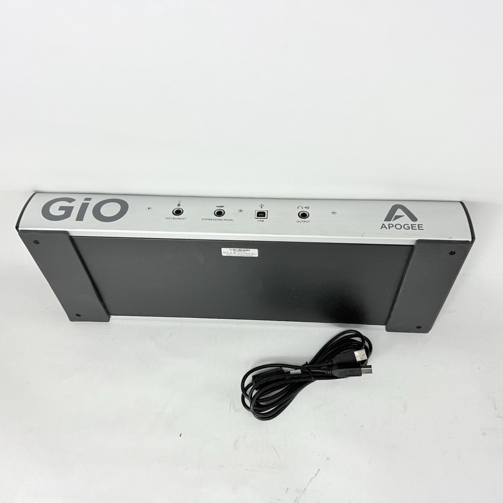 Apogee Silver Gio USB Stomp Interface Pedalboard Footcontroller Guitar FX