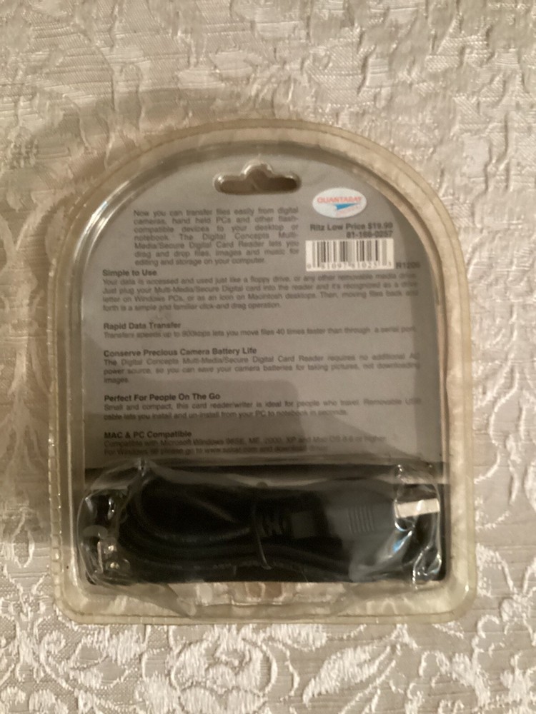 New Digital Concepts Digital Camera Memory Stick Pro Card Reader & Writer