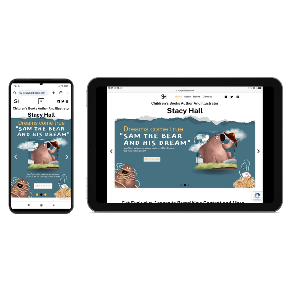 Illustrator Website Design Wordpress Responsive FREE Domain and Hosting SEO